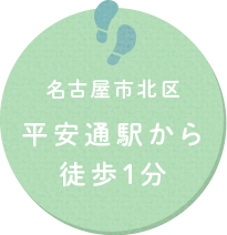 名古屋市北区平安通駅から徒歩1分